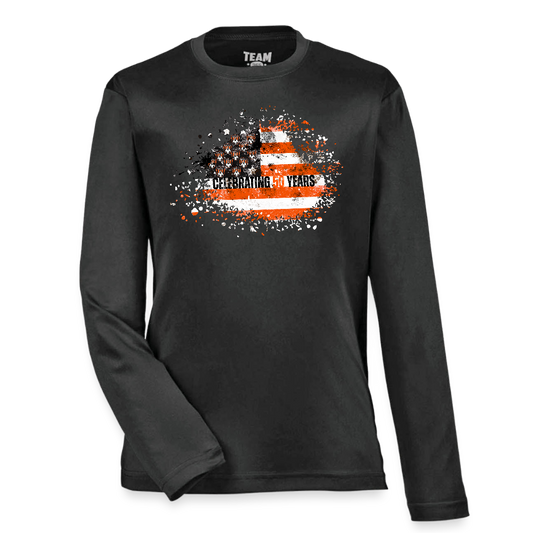 50th Anniversary Youth Zone Performance Long-Sleeve T-Shirt - black
