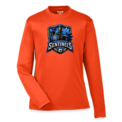 Youth Zone Performance Long-Sleeve T-Shirt - orange