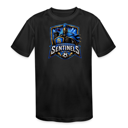 Kids' Moisture Wicking Performance T-Shirt - black