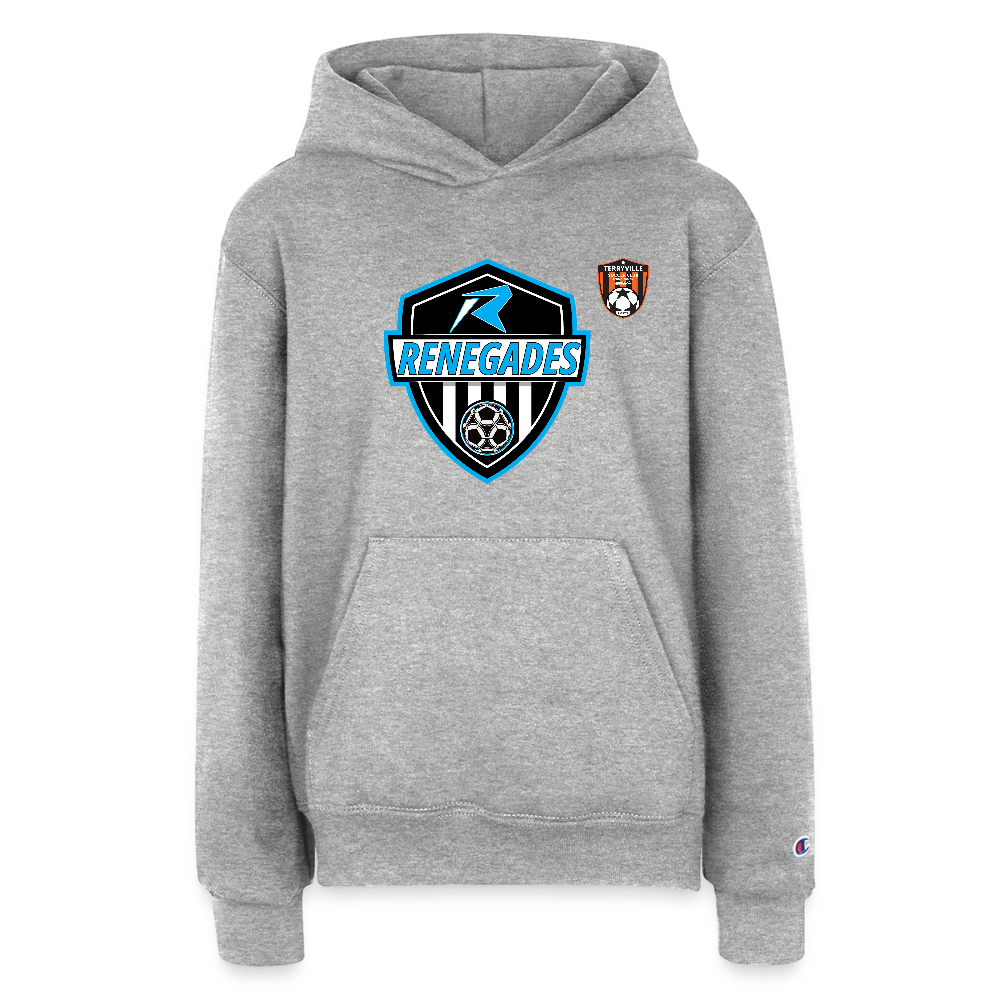 Champion Youth Hoodie - heather grey