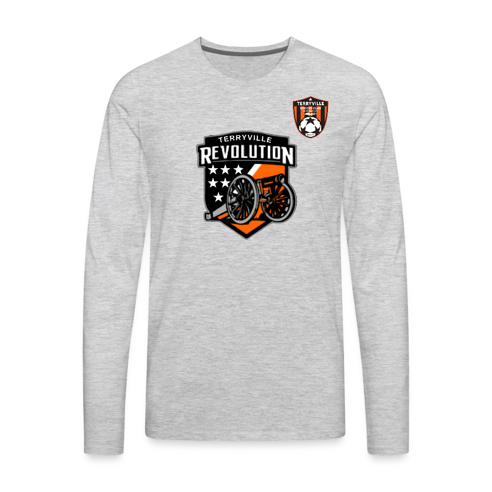 Men's Premium Long Sleeve T-Shirt - heather gray