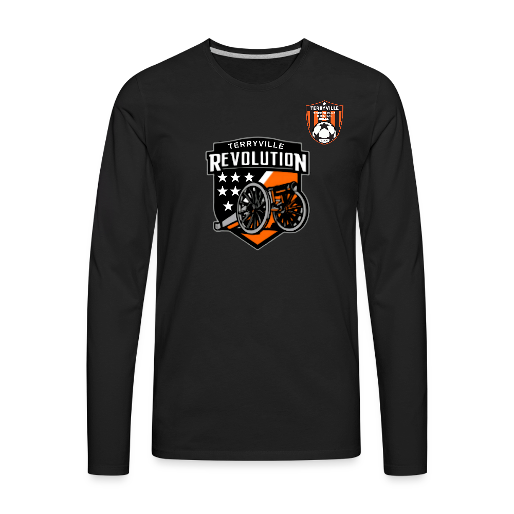 Men's Premium Long Sleeve T-Shirt - black