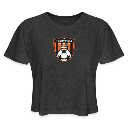 Women's Cropped T-Shirt - deep heather