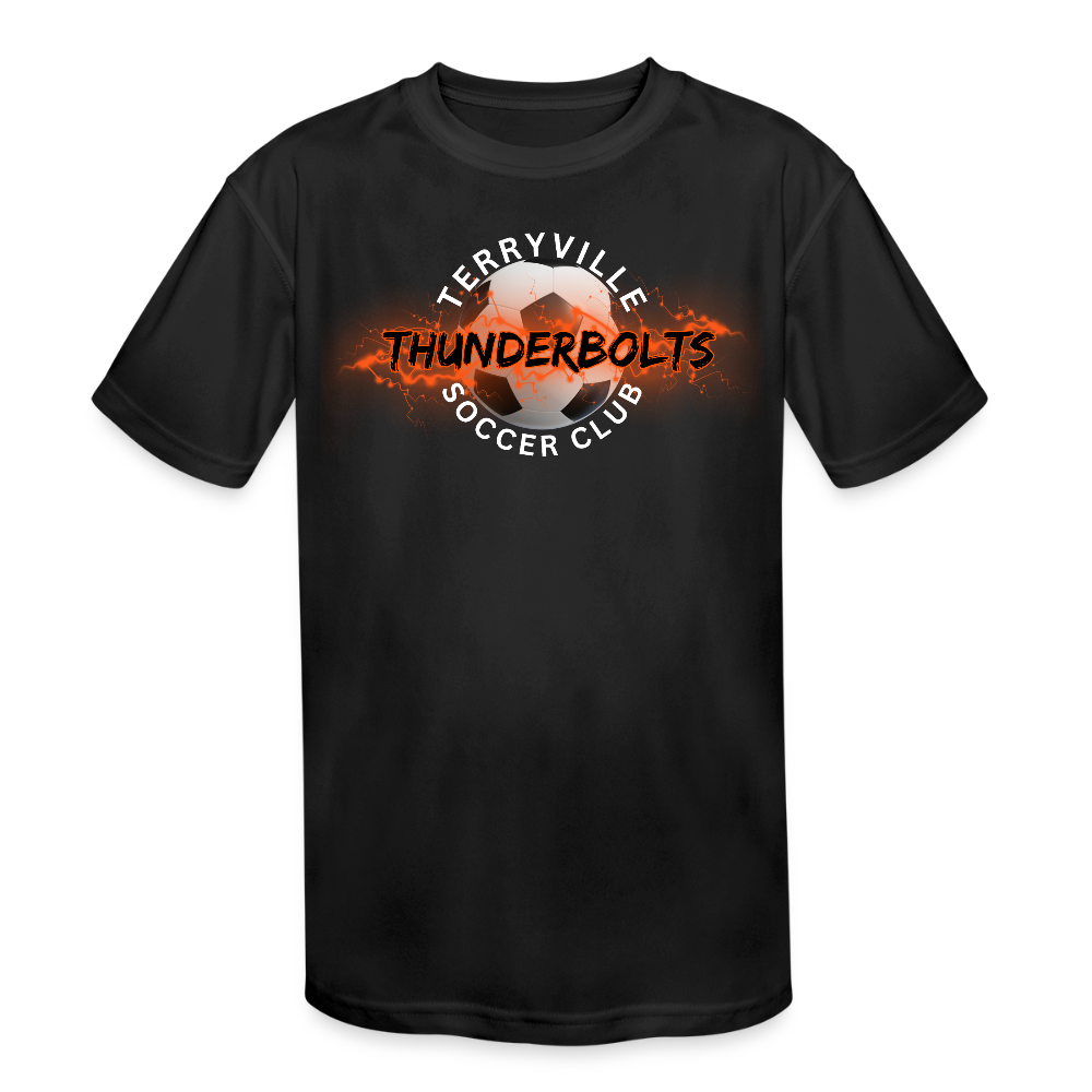Kids' Moisture Wicking Performance T-Shirt - black