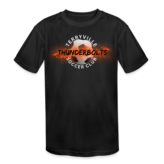 Kids' Moisture Wicking Performance T-Shirt - black