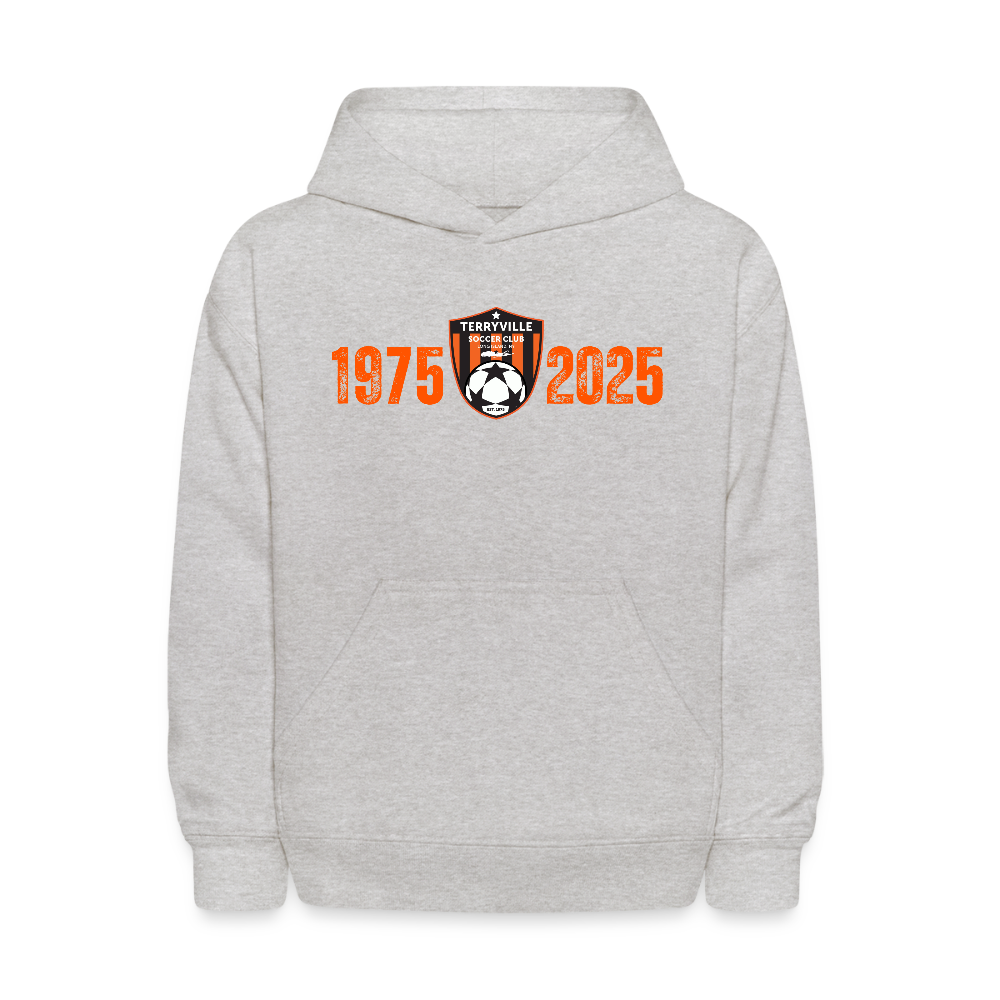 50th Anniversary Kids Hoodie - heather gray
