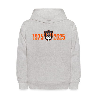 50th Anniversary Kids Hoodie - heather gray