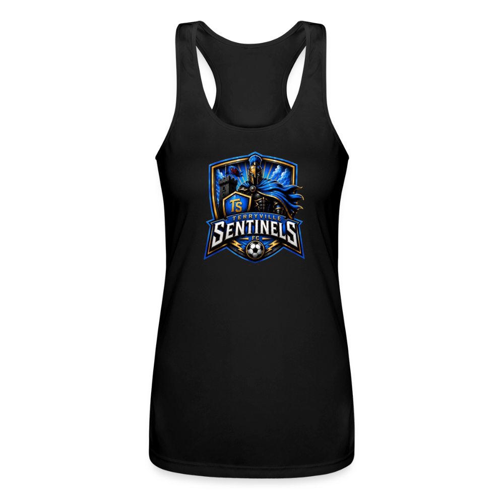 Women’s Performance Racerback Tank Top - black