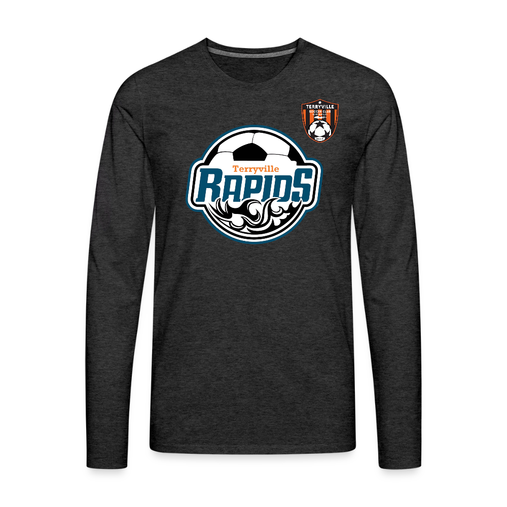 Men's Premium Long Sleeve T-Shirt - charcoal grey