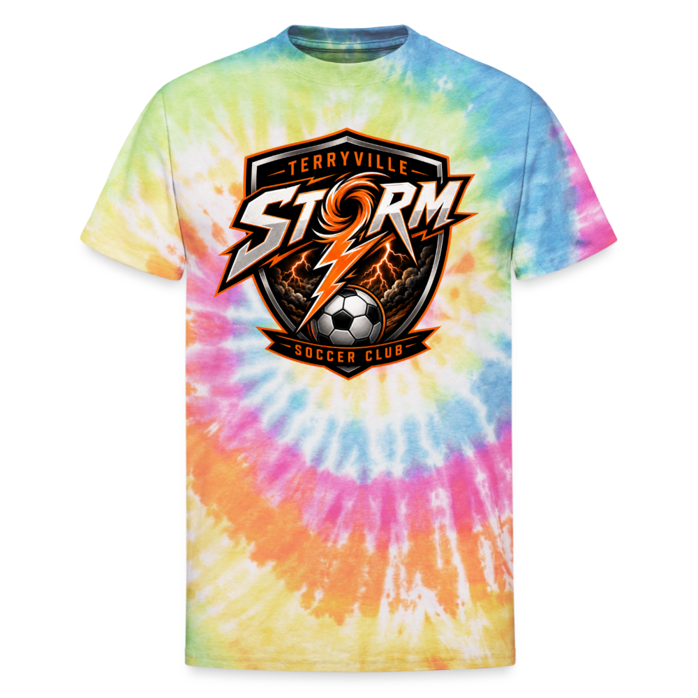 Unisex Tie Dye T-Shirt - rainbow