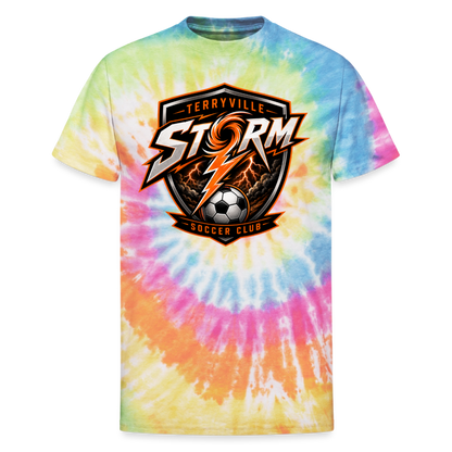 Unisex Tie Dye T-Shirt - rainbow