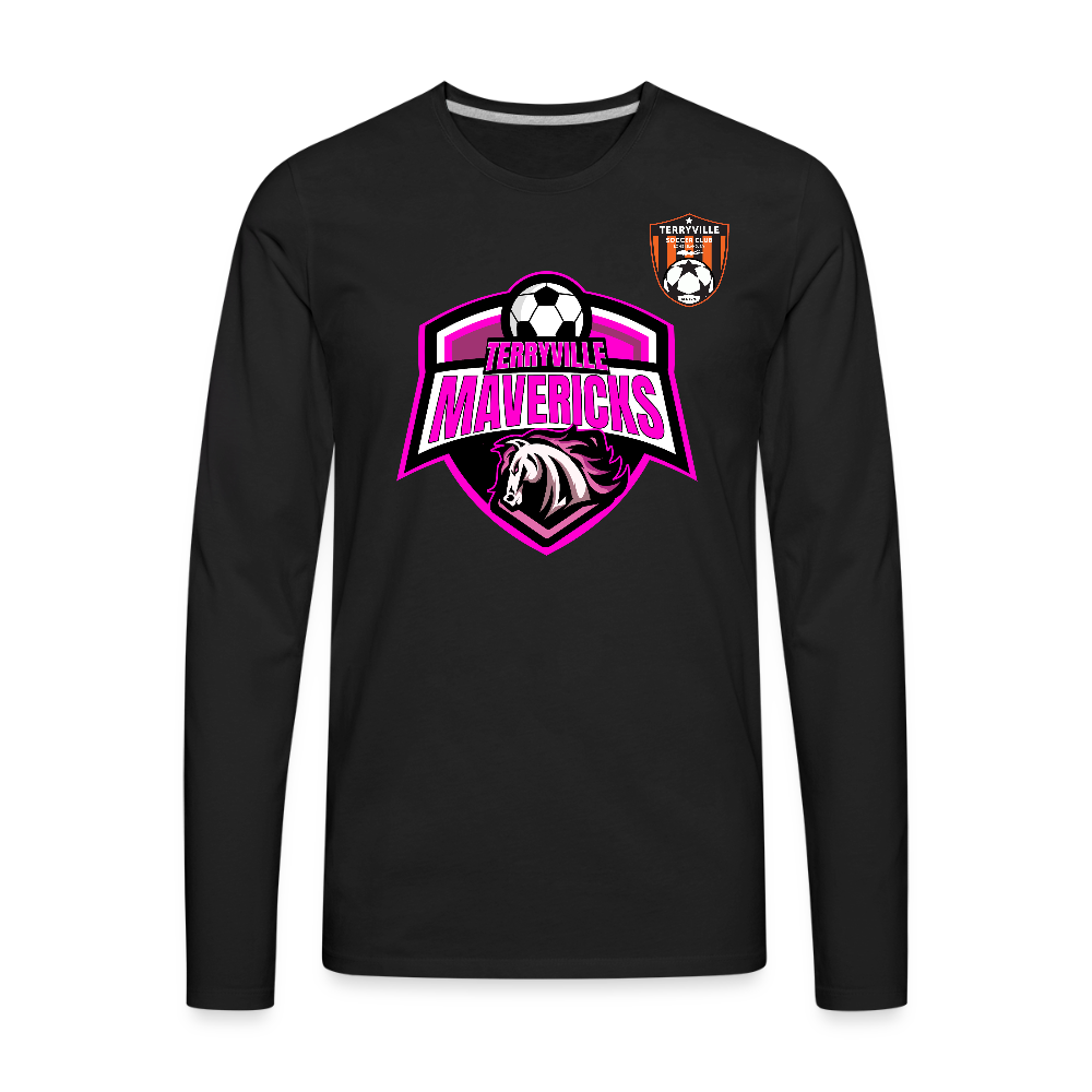 Men's Premium Long Sleeve T-Shirt - black