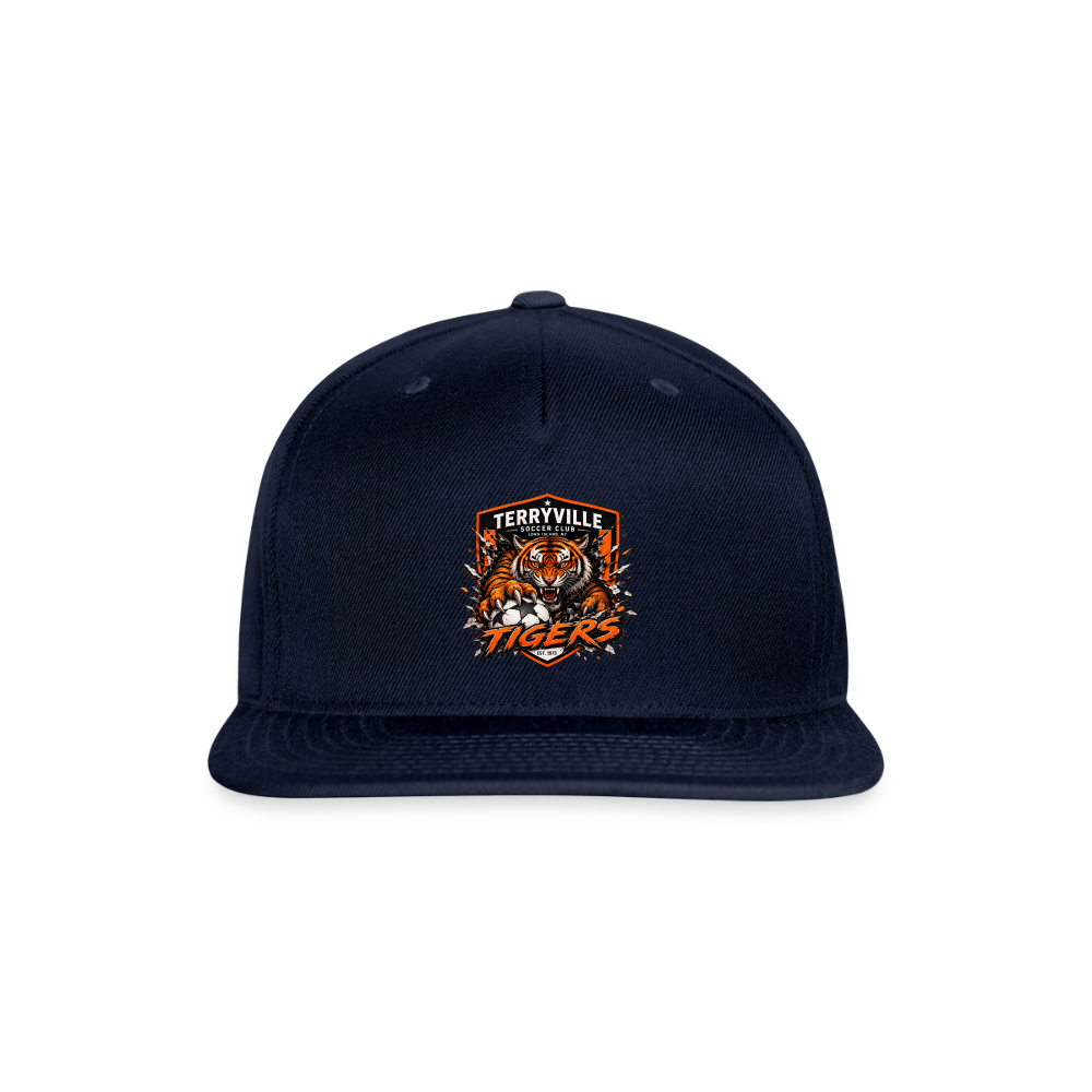 Snapback Baseball Cap - navy