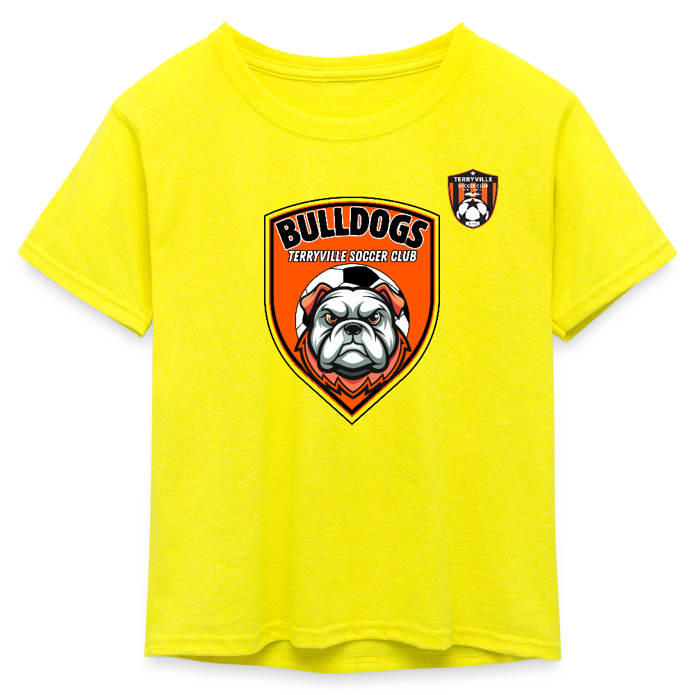 Kid's 50/50 Neon T-Shirt - neon yellow
