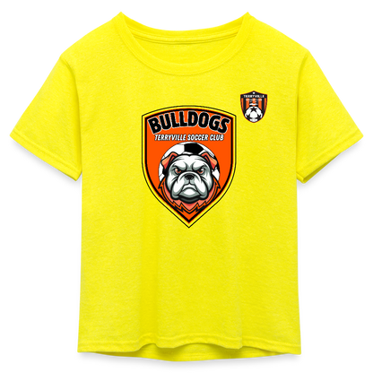 Kid's 50/50 Neon T-Shirt - neon yellow