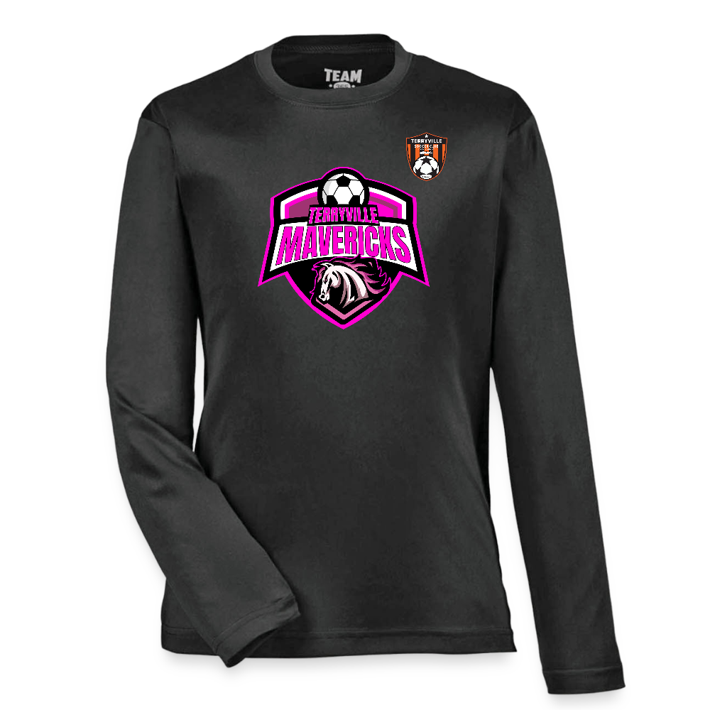 Youth Zone Performance Long-Sleeve T-Shirt - black
