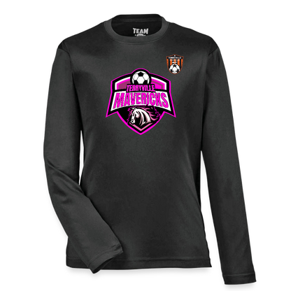 Youth Zone Performance Long-Sleeve T-Shirt - black