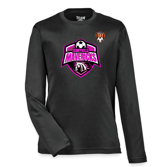 Youth Zone Performance Long-Sleeve T-Shirt - black