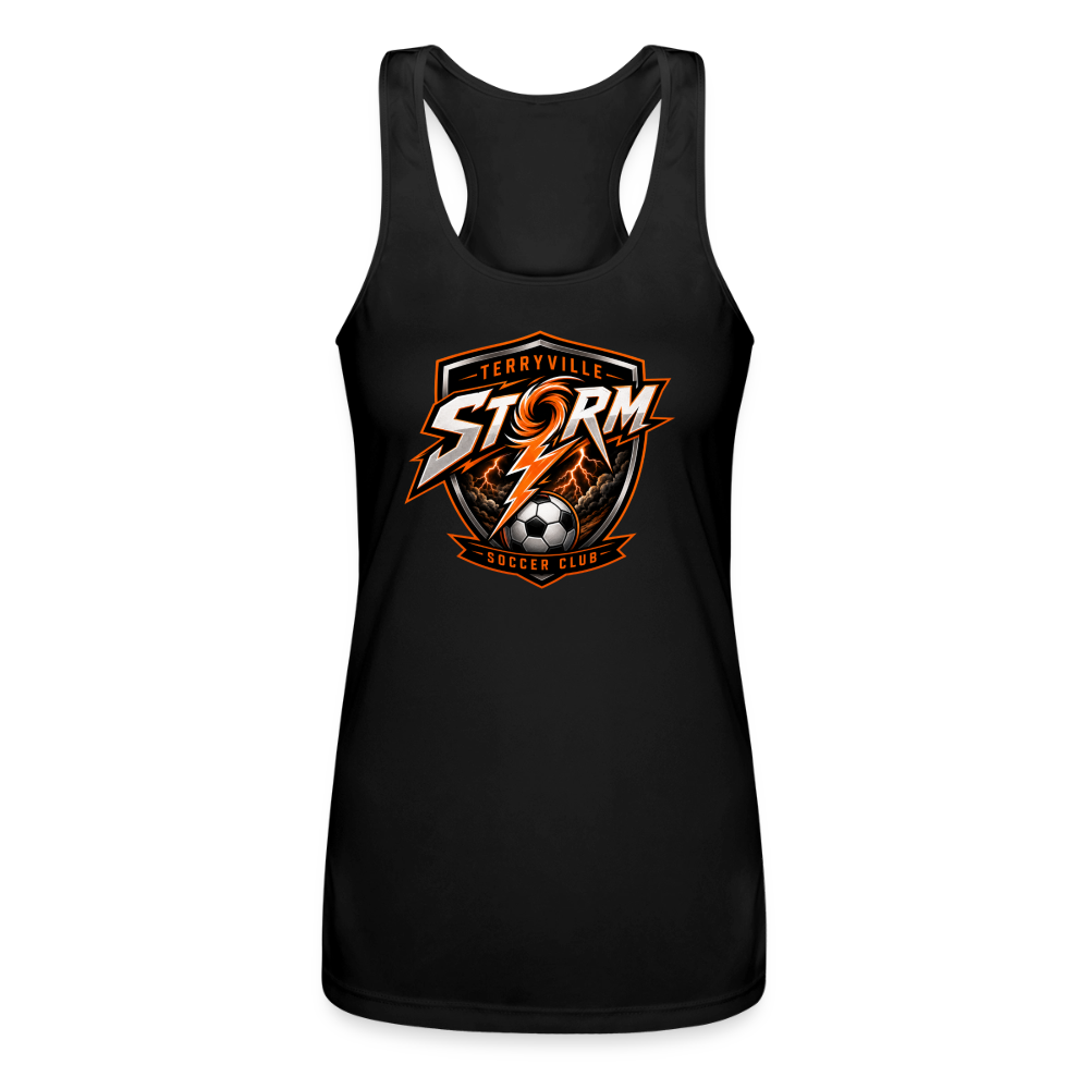 Women’s Performance Racerback Tank Top - black