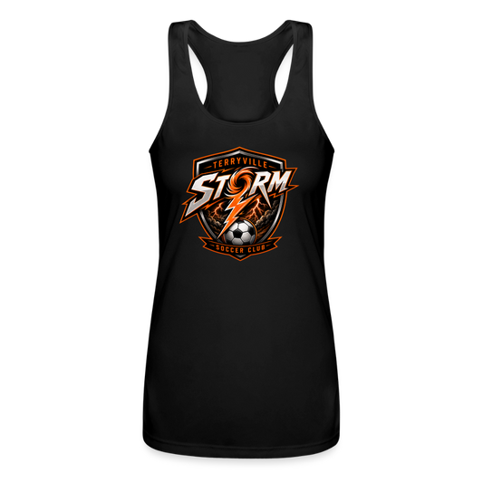 Women’s Performance Racerback Tank Top - black