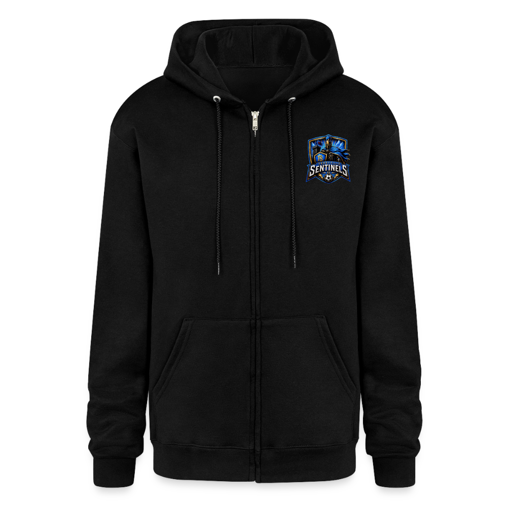 Champion Unisex Full Zip Hoodie - black