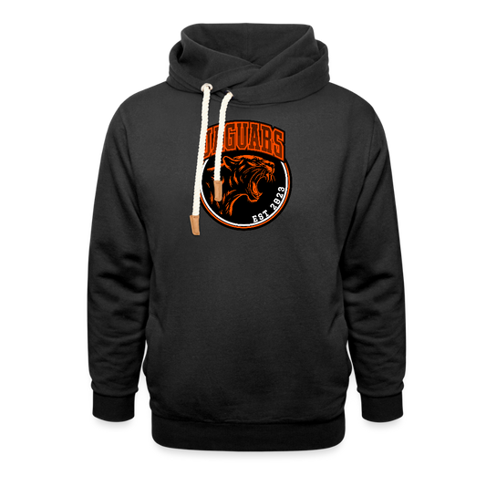 Shawl Collar Hoodie - black