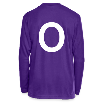 Youth Zone Performance Long-Sleeve T-Shirt - purple