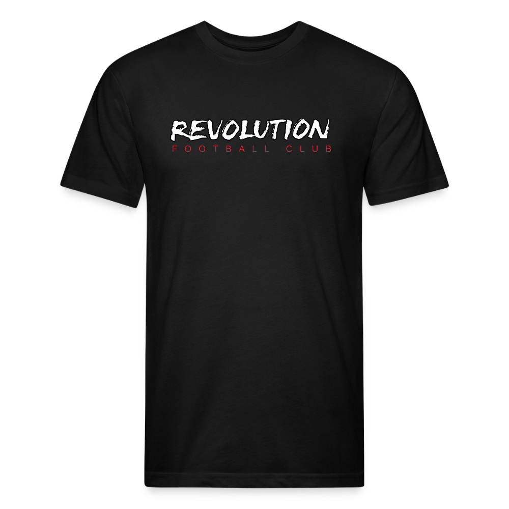 Fitted Cotton/Poly T-Shirt by Next Level - black