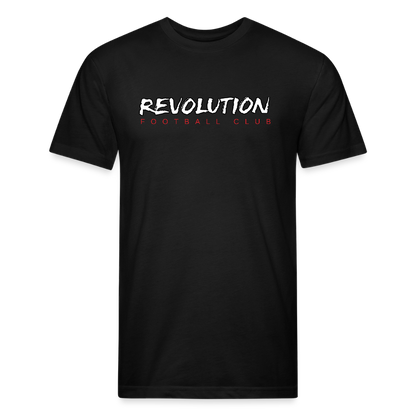 Fitted Cotton/Poly T-Shirt by Next Level - black