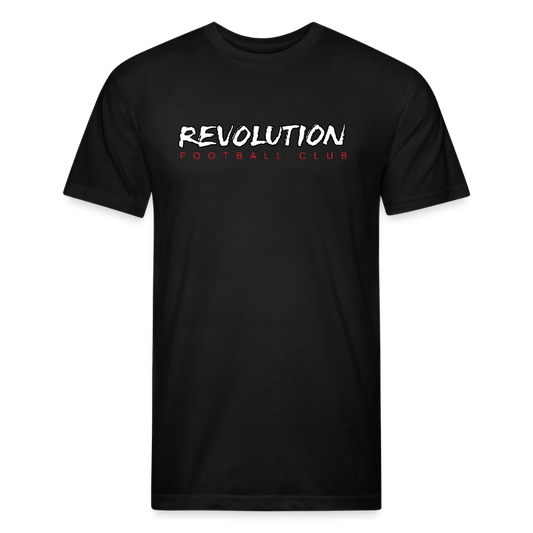 Fitted Cotton/Poly T-Shirt by Next Level - black