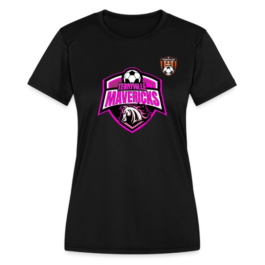 Women's Moisture Wicking Performance T-Shirt - black
