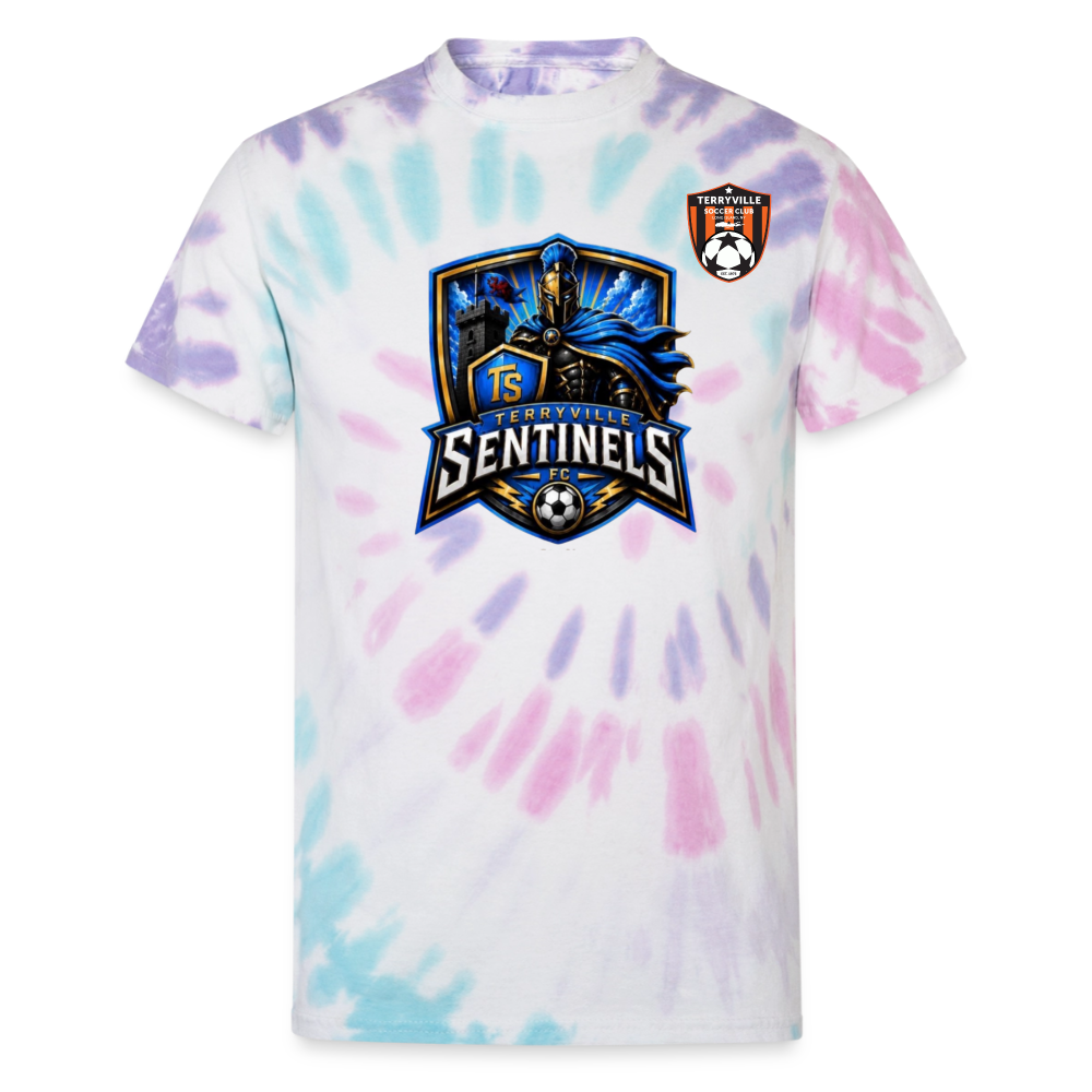Unisex Tie Dye T-Shirt - Pastel Spiral