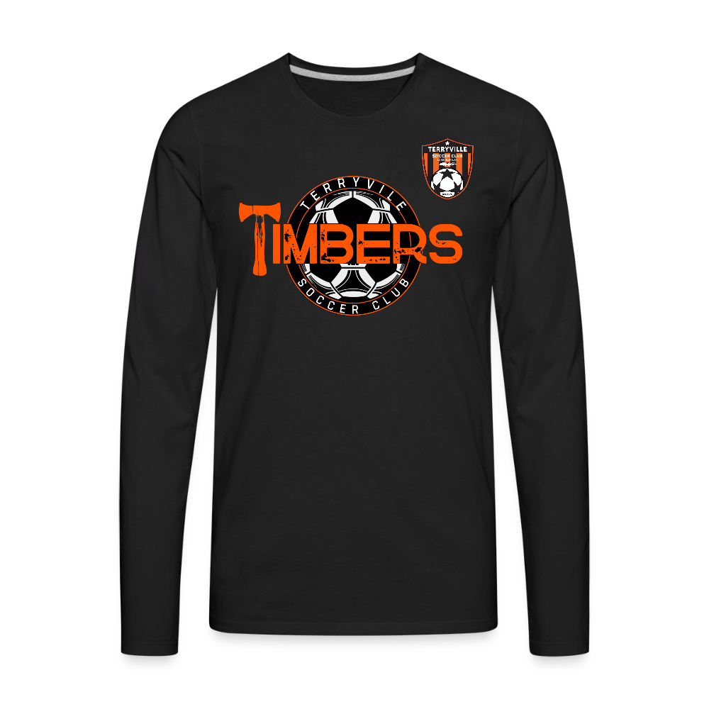 Men's Premium Long Sleeve T-Shirt - black