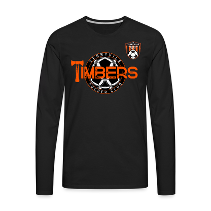 Men's Premium Long Sleeve T-Shirt - black