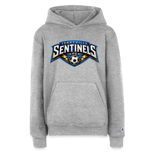 Champion Youth Hoodie - heather grey