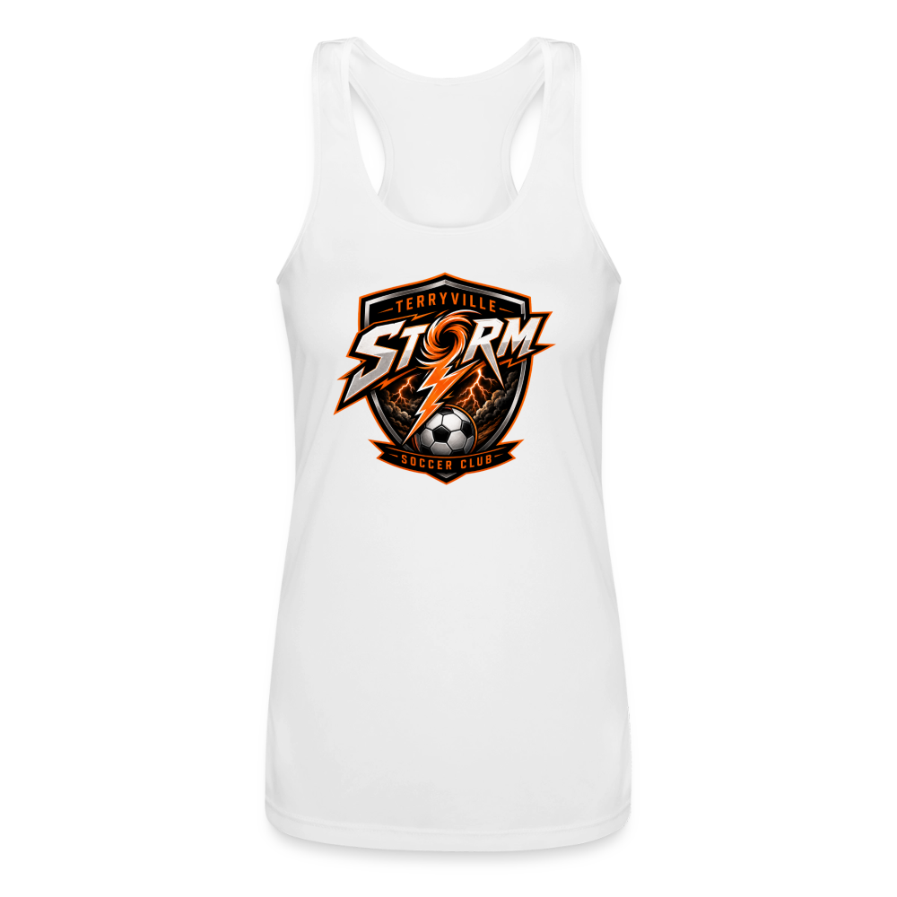 Women’s Performance Racerback Tank Top - white