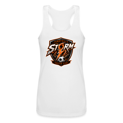 Women’s Performance Racerback Tank Top - white