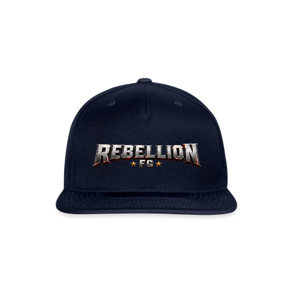 Snapback Baseball Cap - navy