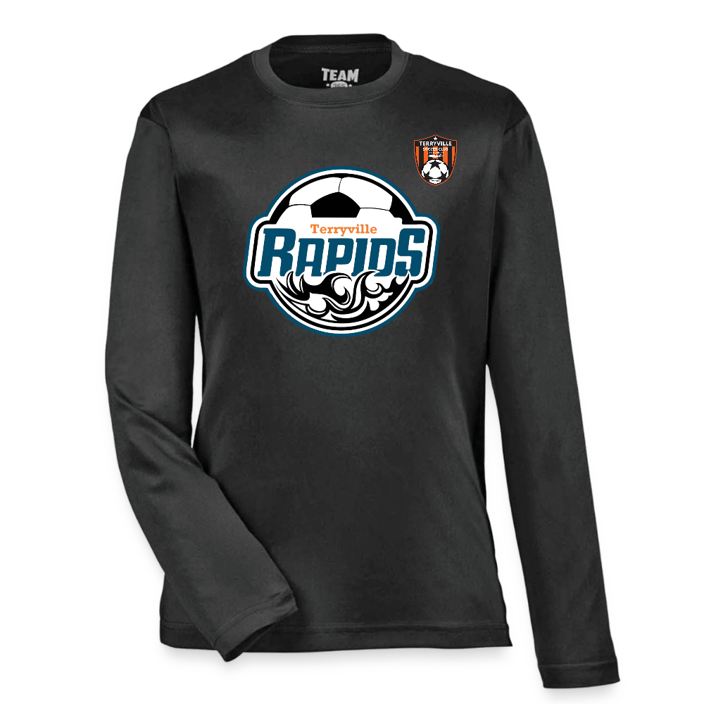 Youth Zone Performance Long-Sleeve T-Shirt - black