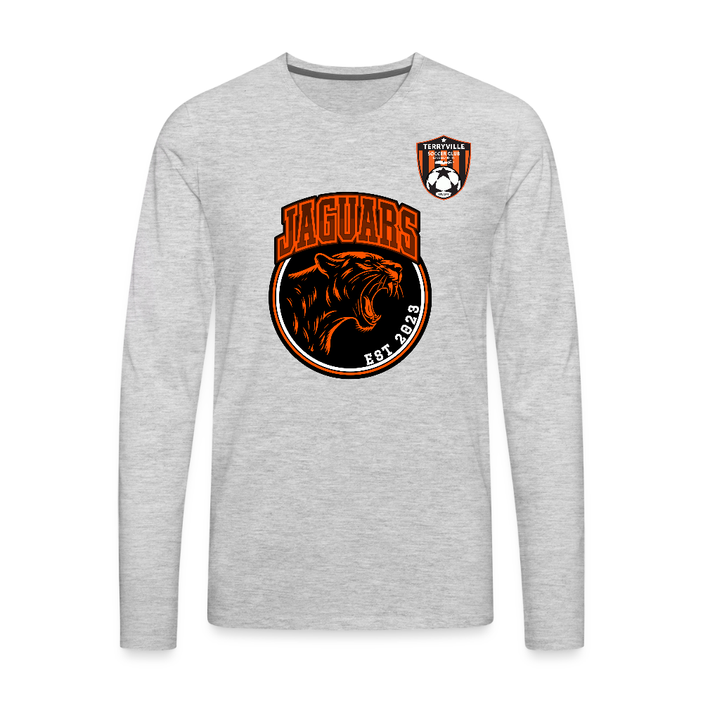 Men's Premium Long Sleeve T-Shirt - heather gray