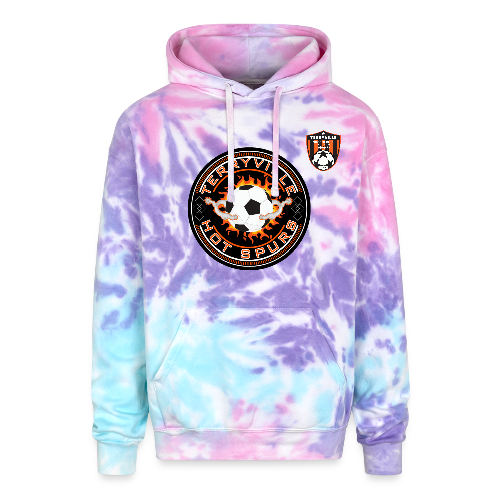 Adult Tie Dye Hoodie - cotton candy