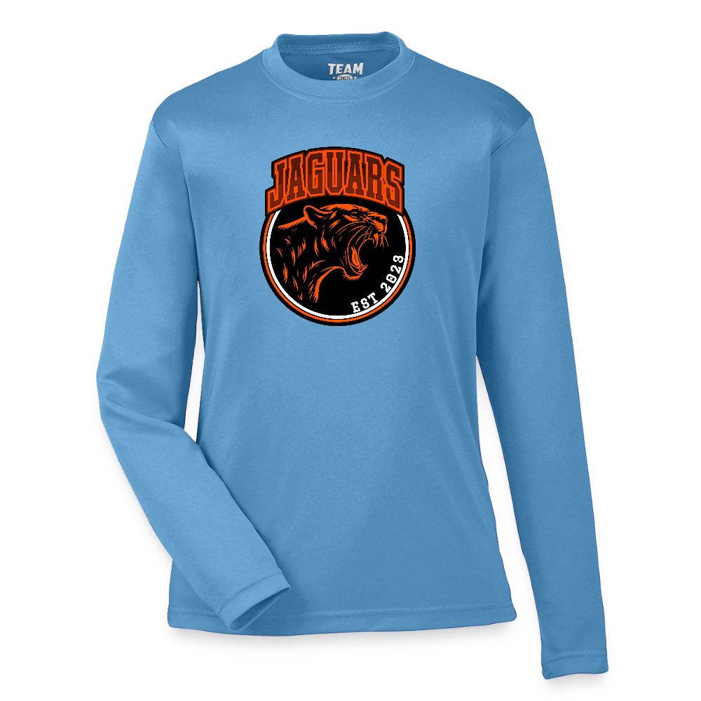 Youth Zone Performance Long-Sleeve T-Shirt - light blue