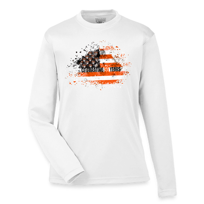 50th Anniversary Youth Zone Performance Long-Sleeve T-Shirt - white