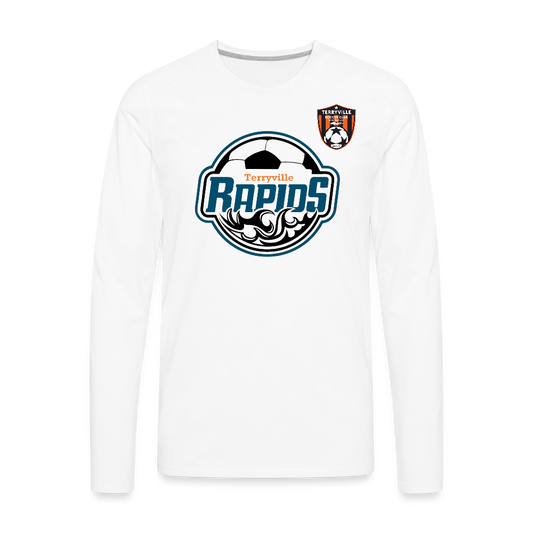 Men's Premium Long Sleeve T-Shirt - white