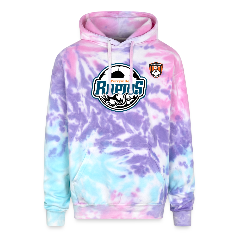 Adult Tie Dye Hoodie - cotton candy