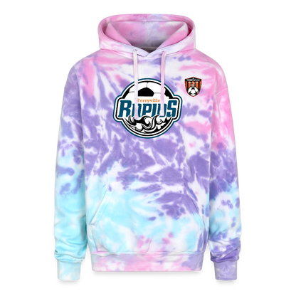 Adult Tie Dye Hoodie - cotton candy