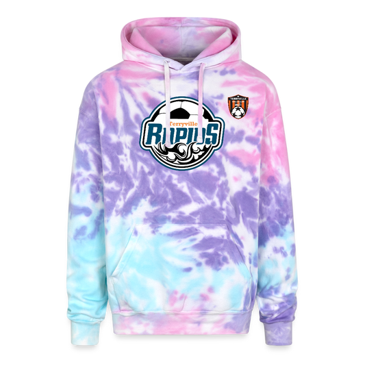 Adult Tie Dye Hoodie - cotton candy