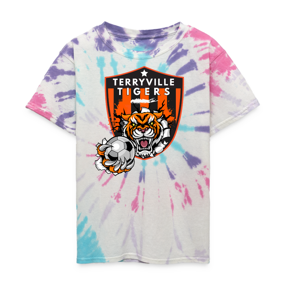 Kid's Tie Dye T-Shirt - Pastel Spiral